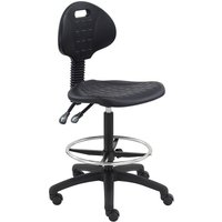 Vivol - Bürostuhl Deva Counter - ohne Armlehnen & mit Rollen - ergonomisch - Schwarz von VIVOL