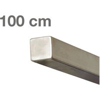 Edelstahl-Treppengeländer - vierkant - 100 cm - Silber von VIVOL