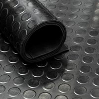 Gummimatte mit Noppen - Meterware - 120 cm breit - 3 mm dick von IVOL
