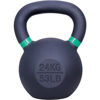 Kettlebell Kugelhantel - Gusseisen - 24 kg - Schwarz-Grün Kettlebell Kugelhantel - Gusseisen - 24 kg - Schwarz-Grün von VIVOL