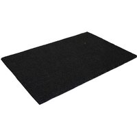 Kokosmatte/Fußmatte Kokos - Schwarz - 80 x 120 cm - 24 mm - Türmatte für Innen & Außen - Schwarz von VIVOL