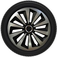 Radkappen-Satz - 13 Zoll - Fox-Mix - Silber-Schwarz von VIVOL