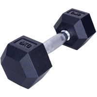 Sechskant-Hantel - Hexagon Dumbbells - 6 kg - 2er-Set aus Gummi & Stahl Sechskant-Hantel - Hexagon Dumbbells - 6 kg - 2er-Set aus Gummi & Stahl von VIVOL