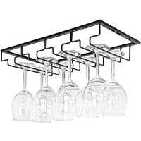 Weinglashalter - 8-12 Gläser - Schwarz - Einbau-Gläserhalter für den Küchenschrank Weinglashalter - 8-12 Gläser - Schwarz - Einbau-Gläserhalter für den Küchenschrank von VIVOL