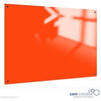 Whiteboard Glas Massiv Hell Orange 100x150 cm Whiteboard Glas Massiv Hell Orange 100x150 cm von VIVOL