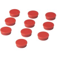 Vivol - Whiteboard-Magnete - 25 mm - Rot - Set - 10 Stück - Rot von VIVOL