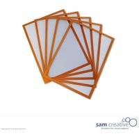 Whiteboard Magnetische Fenster A4 orange Set 5 Stück von VIVOL