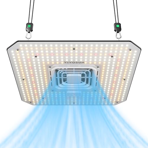VIVOSUN AeroLight A150SE, LED Grow Lampe 150W mit Integriertem Zirkulationsventilator, Pflanzenlampe Kompatibel mit App, Verwendbar mit GrowHub Controller E42A/E25 für 120x60cm, 90x90cm Growzelt VIVOSUN AeroLight A150SE, LED Grow Lampe 150W mit Integriertem Zirkulationsventilator, Pflanzenlampe Kompatibel mit App, Verwendbar mit GrowHub Controller E42A/E25 für 120x60cm, 90x90cm Growzelt von VIVOSUN
