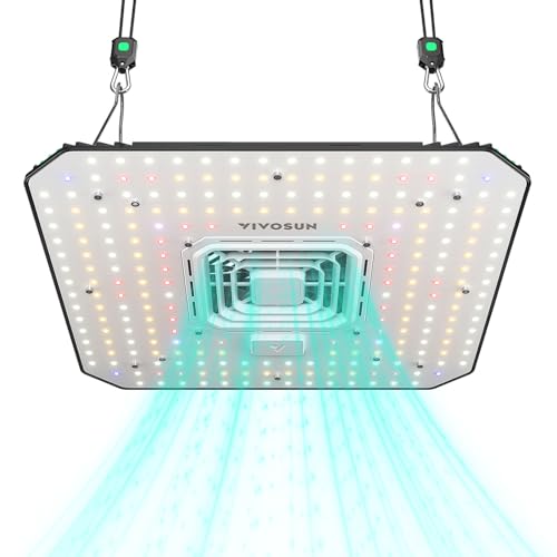 VIVOSUN LED Grow Lampe 150W Einstellbarem Vollspektrum Pflanzenlampe mit Integriertem Zirkulationsventilator AeroLight A150 Grow Light Verwendbar mit GrowHub Controller E42A/E25 VIVOSUN LED Grow Lampe 150W Einstellbarem Vollspektrum Pflanzenlampe mit Integriertem Zirkulationsventilator AeroLight A150 Grow Light Verwendbar mit GrowHub Controller E42A/E25 von VIVOSUN