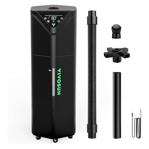 VIVOSUN Pflanzen Luftbefeuchter 19L Smart Humidifier Pflanzen, Smarte Fernbedienung, AeroStream H19 360°Cool Mist 67H Dauerhaft Top-Fill Ultraschall Humidifier Entwickelt für Growzelt, Growbox von VIVOSUN