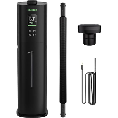 VIVOSUN Pflanzen Luftbefeuchter 9L Smart Humidifier Pflanzen, Smarte Fernbedienung, AeroStream H09 360°Cool Mist 60H Dauerhaft Top-Fill Ultraschall Humidifier Entwickelt für Growzelt, Growbox von VIVOSUN