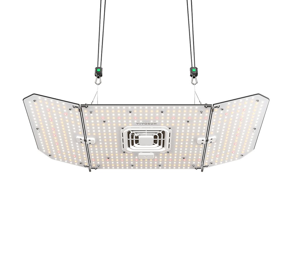 VIVOSUN Pflanzenlampe VIVOSUN AeroLight, LED fest integriert, Vollspektrum, AeroLight Wing AW200SE LED 200 W mit integriertem Umluftventilator von VIVOSUN