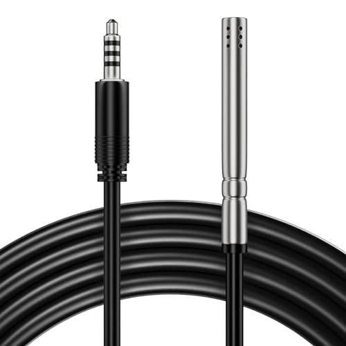 VIVOSUN Temperatur- und Feuchtigkeitssensor, wasserdichte Edelstahl-Umweltüberwachungssonde für GrowHub-Controller E42/E42A, AeroLab THB1/THB1S, 3,6 m von VIVOSUN