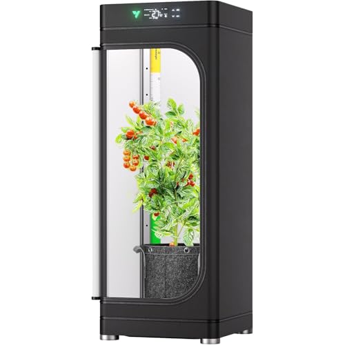 VGrow All-in-One Smart Grow Box, Professionelles System mit Samsung LM301H EVO Grow Lampe, Fortschrittliches Zirkulations- und Ventilationssystem, Bewässerung, Nährstoffzufuhr für Indoor-Hydroponik von VIVOSUN