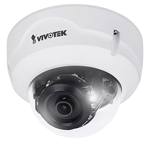 VIVOTEK IP Dome Kamera | Netzwerk Überwachungskamera | Outdoor Überwachung Tag und Nacht | 2,8 mm Objektiv von VIVOTEK