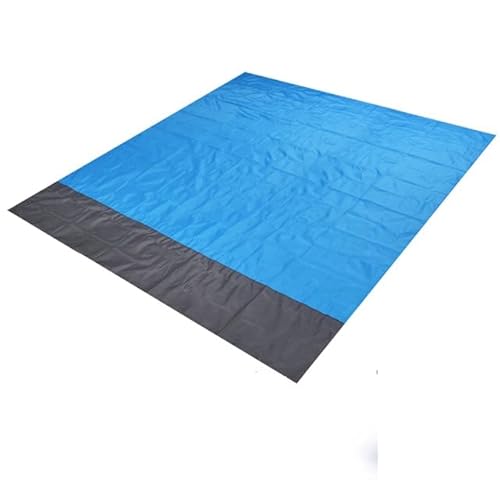 VIXDA 2 x 2,1 m wasserdichte Taschen-Stranddecke, Faltbare Campingmatte, Matratze, tragbar, leichte Matte, Outdoor-Picknickmatte, Sand-Strandmatte von VIXDA