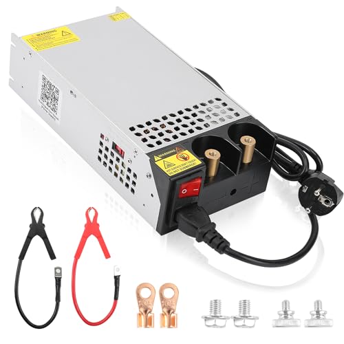 VIXKPIRR DC 12V 100A 1200W Netzteil Transformator 230V AC auf DC 12Volt Schalternetzteil 100A 1200W Trafo Power Supply SMPS 12V für LED Lichtleiste CCTV Kamera Radio Labornetzteil von VIXKPIRR