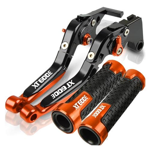VIYOLI Bremshebel Kupplungshebel Für Y&amaha XT600E XT 600 E 1990-2003 Motorrad Einstellbare Faltbare Griff Hebel Bremse Kupplung Hebel 2002 2001 2000 1999 1998 Lenkergriffe Griffe (Color : 3) von VIYOLI