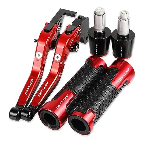 VIYOLI Bremshebel Kupplungshebel for Y&amaha for MT125 for MT-125 for MT 125 2014 2015 2016 2017 2018 Motorrad Bremse Kupplung Hebel Lenker Hand Griffe Enden Lenkergriffe Griffe (Color : 11) von VIYOLI