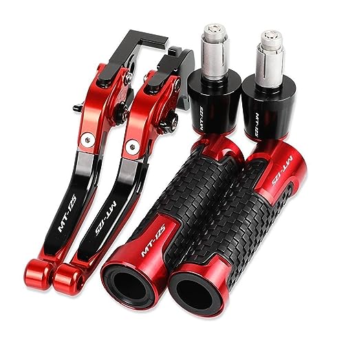 VIYOLI Bremshebel Kupplungshebel for Y&amaha for MT125 for MT-125 for MT 125 2014 2015 2016 2017 2018 Motorrad Bremse Kupplung Hebel Lenker Hand Griffe Enden Lenkergriffe Griffe (Color : 13) von VIYOLI