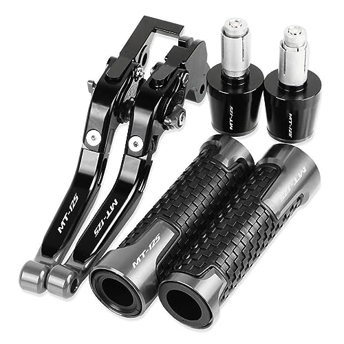 VIYOLI Bremshebel Kupplungshebel for Y&amaha for MT125 for MT-125 for MT 125 2014 2015 2016 2017 2018 Motorrad Bremse Kupplung Hebel Lenker Hand Griffe Enden Lenkergriffe Griffe (Color : 9) von VIYOLI