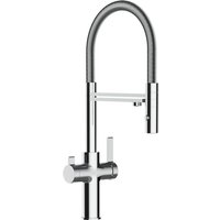 3 Wege Wasserhahn Küchenarmatur Spültischmischer, Verchromt mit 360° schwenkbarem Auslauf, abnehmbare 2 strahl Handbrause - vzfc Linie 3 Wege Wasserhahn Küchenarmatur Spültischmischer, Verchromt mit 360° schwenkbarem Auslauf, abnehmbare 2 strahl Handbrause - vzfc Linie von VIZIO