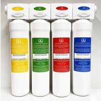Vizio - Trinkwasserfilter, Wasserfilter system, Hauswasserfilter 4 stadien Filtersystem - für 1 Jahr Trinkwasser von VIZIO