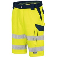 Herren Warnschutz-Kontrast-Short VWTC114 Gr. 52 gelb/marine - Vizwell Herren Warnschutz-Kontrast-Short VWTC114 Gr. 52 gelb/marine - Vizwell von VIZWELL