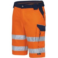 Vizwell Herren Warnschutz-Kontrast-Short VWTC114 Gr. 68 orange/marine von VIZWELL