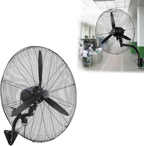 VJDKGUIDC Industrieller Wandventilator mit 85°-Oszillation und 30° Verstellbarer Neigung, 3 Geschwindigkeitsstufen, geeignet für Lagerhallen, Werkstätten, Gewächshäuser VJDKGUIDC Industrieller Wandventilator mit 85°-Oszillation und 30° Verstellbarer Neigung, 3 Geschwindigkeitsstufen, geeignet für Lagerhallen, Werkstätten, Gewächshäuser von VJDKGUIDC