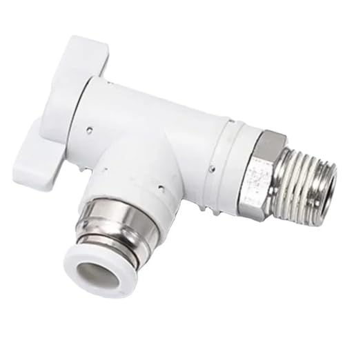 10 stücke Griff Kugelhahn Luft Pneumatische Fitting Push In Zu Verbinden 4 6 8 10 12 14 16mm Rohr 1/8 "1/4" 3/8 "1/2" Männlichen Geraden Winkel(BL White,4-02(1L4 BSP)_1 PC) von VJEHSKUM