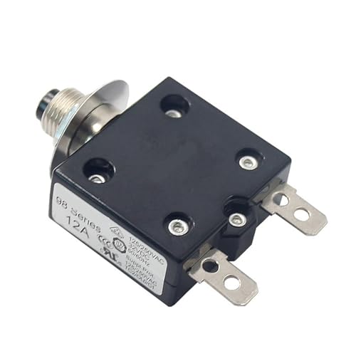 98 Serie 12A Manueller Reset Thermischer Überlastschutzschalter 3A-50A gerader Stift Schraubstift Mini-Leistungsschalter(12A) von VJEHSKUM