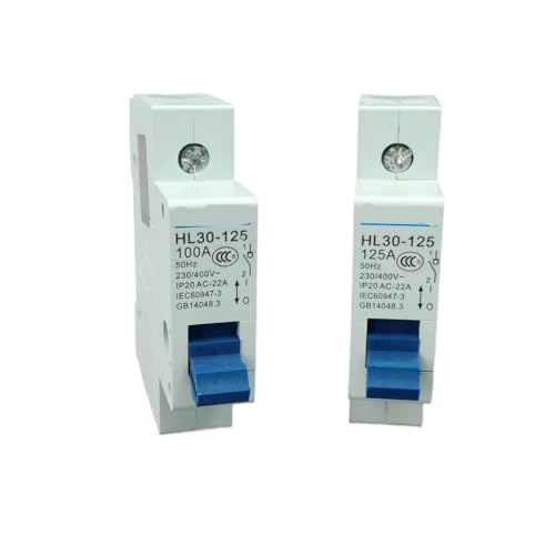 HL30 1P Hauptschalter Funktion Trennschalter Isolator Leistungsschalter 100A 125A(100A) von VJEHSKUM