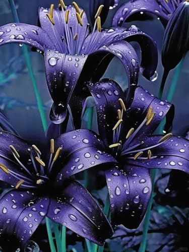 Mehrjährige ist winterhart,Lilium,Dekorative,Anmut,Starke Vitalität,Einfach zu Pflegen,Schnelles Wachstum-mit Auffälligen Blüten-4 Lilium rhizome-C Mehrjährige ist winterhart,Lilium,Dekorative,Anmut,Starke Vitalität,Einfach zu Pflegen,Schnelles Wachstum-mit Auffälligen Blüten-4 Lilium rhizome-C von VJIDOSO