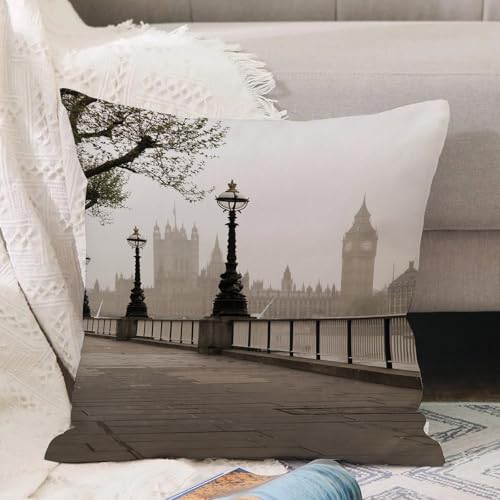 VJIZLOQB Kissenbezug 30x30cm Dekokissen Polyester Sofakissen,Kissenbezüge,für Sofa Schlafzimmer Wohnzimmer Outdoor Kissenhülle,London, Blick auf den Alten Big Ben von der Straße Pala VJIZLOQB Kissenbezug 30x30cm Dekokissen Polyester Sofakissen,Kissenbezüge,für Sofa Schlafzimmer Wohnzimmer Outdoor Kissenhülle,London, Blick auf den Alten Big Ben von der Straße Pala von VJIZLOQB