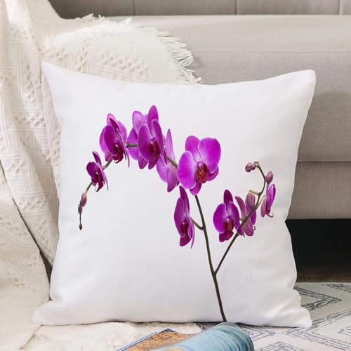 VJIZLOQB Kissenbezug 30x30cm Dekokissen Polyester Sofakissen,Kissenbezüge,für Sofa Schlafzimmer Wohnzimmer Outdoor Kissenhülle,Magenta Dekor, Wilde Orchideen Blütenblätter Blüten Zweig romantischen VJIZLOQB Kissenbezug 30x30cm Dekokissen Polyester Sofakissen,Kissenbezüge,für Sofa Schlafzimmer Wohnzimmer Outdoor Kissenhülle,Magenta Dekor, Wilde Orchideen Blütenblätter Blüten Zweig romantischen von VJIZLOQB