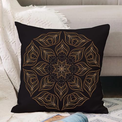VJIZLOQB Kissenbezug 30x30cm Dekokissen Polyester Sofakissen,Kissenbezüge,für Sofa Schlafzimmer Wohnzimmer Outdoor Kissenhülle,Premium Gold Mandala Vektor Kunst Muster Design VJIZLOQB Kissenbezug 30x30cm Dekokissen Polyester Sofakissen,Kissenbezüge,für Sofa Schlafzimmer Wohnzimmer Outdoor Kissenhülle,Premium Gold Mandala Vektor Kunst Muster Design von VJIZLOQB
