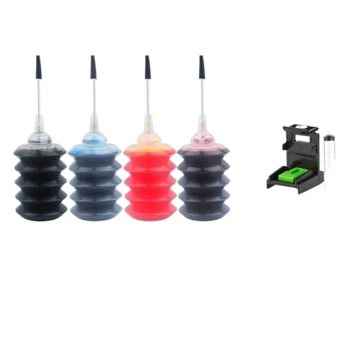 VJSLWPIB 100 ml Farbstofftinten -Nachfüllkit kompatibel mit IP4850/4800 IP4950 IX6550 MX885 Drucker(4color-ACP1) von VJSLWPIB