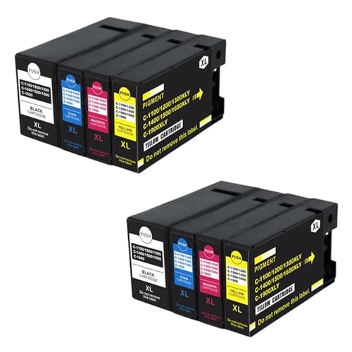 VJSLWPIB Kompatible Tintenpatronen Kompatibel mit Maxify -Drucker(2SET(8PC)) von VJSLWPIB