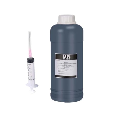 VJSLWPIB Universal Ink Nachfüllkit Kompatibel mit Drucker(500ML-BK) von VJSLWPIB