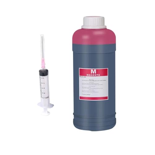 VJSLWPIB Universal Ink Nachfüllkit Kompatibel mit Drucker(500ML-M) von VJSLWPIB