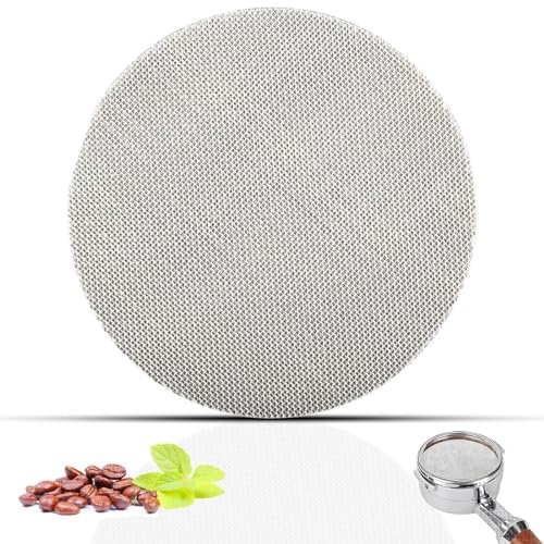Puck Screen 51mm, 1.7mm Dicke Espresso Sieb für Siebträger, Kaffee Siebträger Unteres Duschsieb, 150μm Edelstahl 316 Kaffee Puck Screen, Wiederverwendbar Puckfilter Puck Screen 51mm, 1.7mm Dicke Espresso Sieb für Siebträger, Kaffee Siebträger Unteres Duschsieb, 150μm Edelstahl 316 Kaffee Puck Screen, Wiederverwendbar Puckfilter von VJUYSW