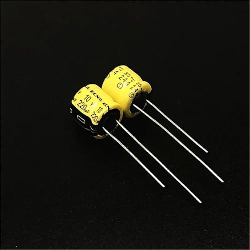 10 Stück/100 Stück 8 x 7 mm 10 V 220 uF 85 ° Audio-Aluminium-Elektrolytkondensator(100Pcs) von VJYVRXLB