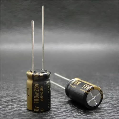 10 Stück/50 Stück 25v100uF 10X16mm Audio-Elektrolytkondensatoren(10Pcs) von VJYVRXLB