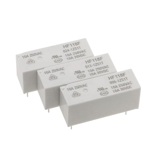 10 Stücke HF118F-05 012 024-1ZS1T 5Pin 10A Relais 5V 12V 24VD HF118F-012V-1ZS1 HF118F-024V-1ZS1T(HF118F-024-1ZS1T) von VJYVRXLB