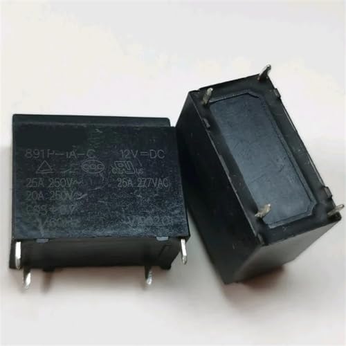 10Pcs Relais 891P-1A-FC-12VDC 891P-1A-FC-24VDC 891P-1A-FC 891P 1A FC 12V 24V DC12V 4PIN 25A(891P-1A-F-C-24VDC) von VJYVRXLB