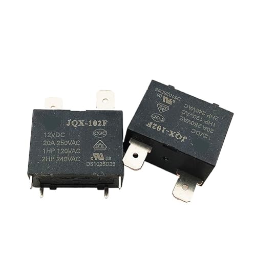 10Pcs Relais HF102F JQX-102F-12VDC JQX-102F-24VDCA JQX-102F 12VDC JQX 102F 24VDC 12V 24V 4PIN 20A(12V) von VJYVRXLB