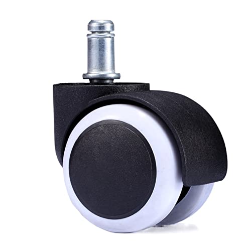 2 zoll 50kg Universal Stumm Büro Stuhl Rad Caster Swivel Castor Ersatz Räder Roller Gummi(Click-in) von VJYVRXLB