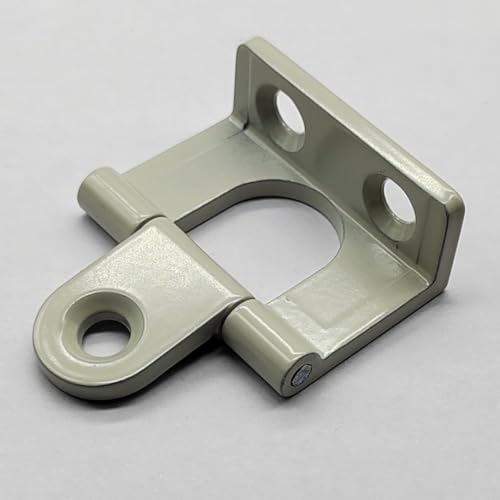 360 Grad Zinklegierung Einstellbarer Winkel Drehmoment Türscharniere Scharnier Maschine Türen Deckel Auseinander Nehmen 1Pcs(Matte White) von VJYVRXLB