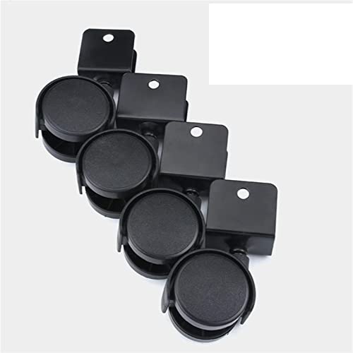 4Pcs 1,5 Zoll U-förmigen Schiene Universal Rad Möbel Stuhl Caster Band Bremse Büro Computer Schreibtisch(Without Brake,25mm) von VJYVRXLB